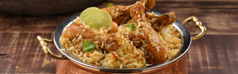 Biryani dishes category header image